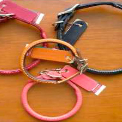 Collares Redondos de Piel