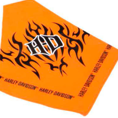 Bandana Naranja con Llamas